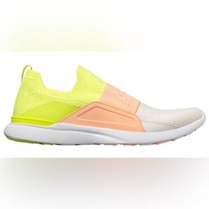 APL TechLoom Yellow/Orange On Athletic Running Sneakers Size 9 M